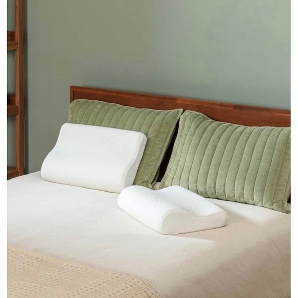 Tempur-Pedic TEMPUR-Ergo Neck Pillow, Large Profile, White - Picture 6 of 10